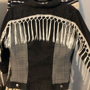 Fringe Jean Jacket